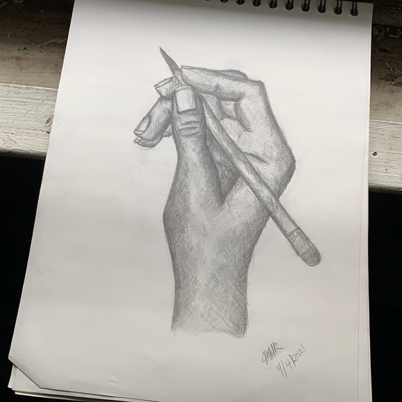 Graphite Hand drawing "Original" - Picture 2 of 2